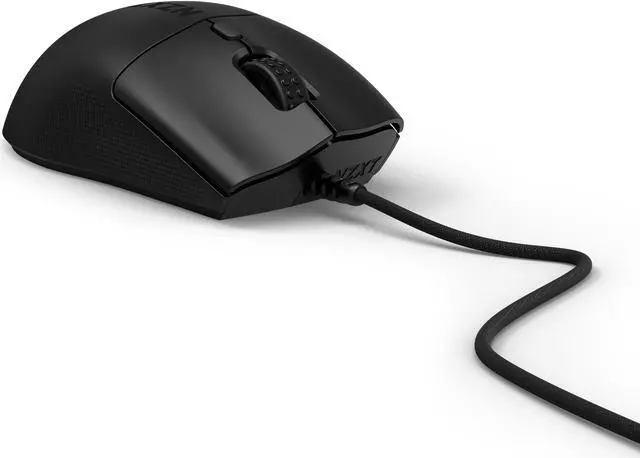 Alt view image 13 of 16 - NZXT Lift 2 Ergo LIGHTWEIGHT Ergonomic Wired Gaming Mouse, optical switches, 26,000 DPI, 8K polling rate, Black