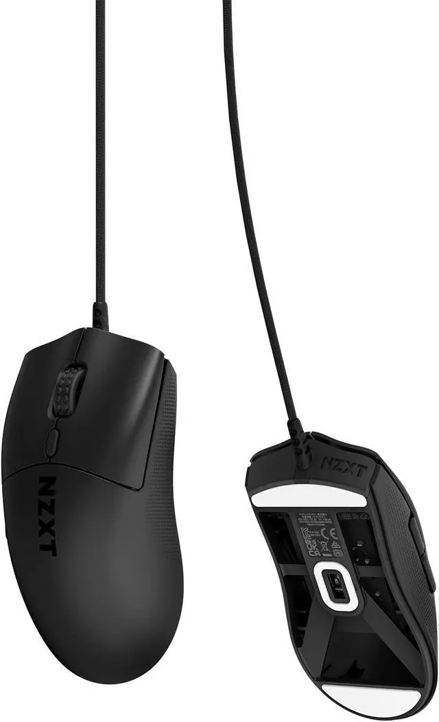Alt view image 15 of 16 - NZXT Lift 2 Symm ULTRA LIGHTWEIGHT Symmetrical Wired Gaming Mouse, optical switches, 26,000 DPI, 8K polling rate, Black