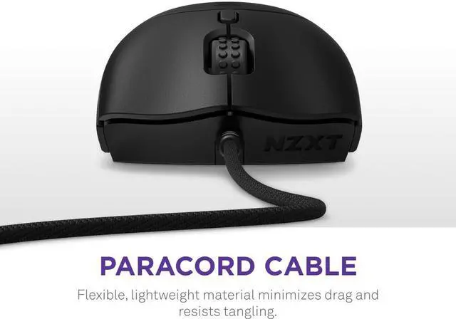 Alt view image 7 of 16 - NZXT Lift 2 Symm ULTRA LIGHTWEIGHT Symmetrical Wired Gaming Mouse, optical switches, 26,000 DPI, 8K polling rate, Black