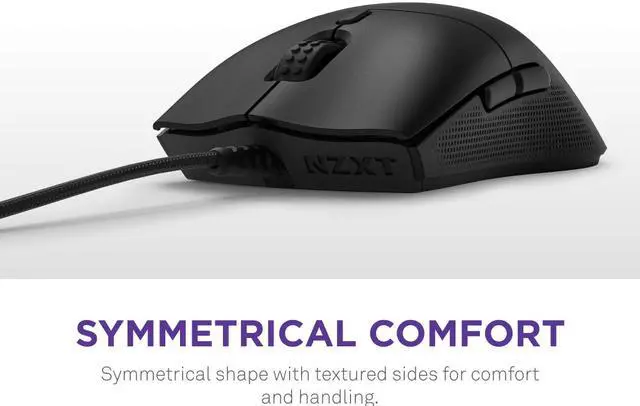Alt view image 8 of 16 - NZXT Lift 2 Symm ULTRA LIGHTWEIGHT Symmetrical Wired Gaming Mouse, optical switches, 26,000 DPI, 8K polling rate, Black