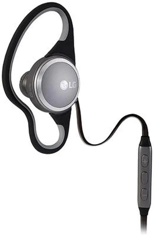 Alt view image 3 of 3 - LG FORCE Bluetooth Wireless Headset HBS-S80 Black & Gray