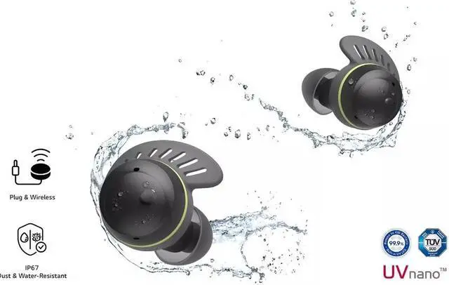 Main image of LG TONE Free TF8 Swivel Grip Technology True Wireless Bluetooth UV nano+ Earbuds - Black