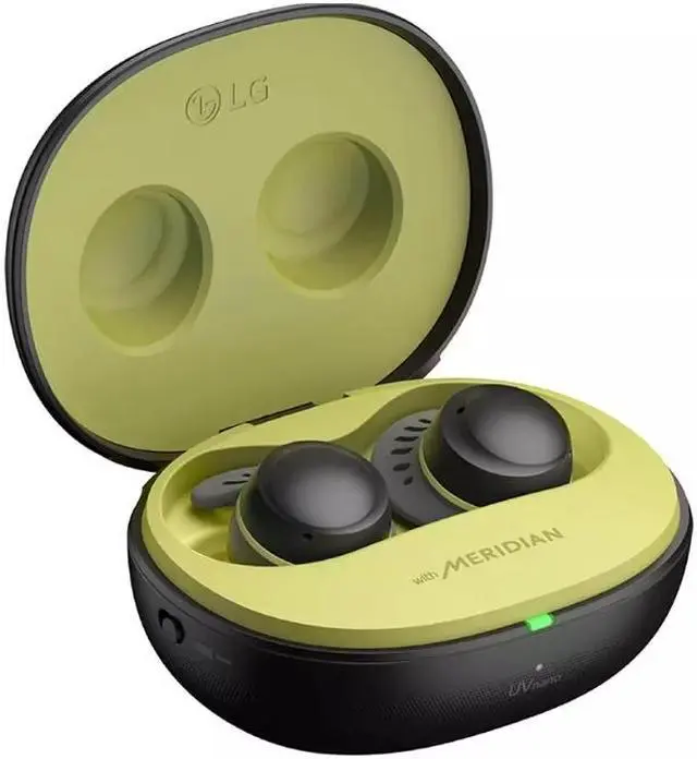 Alt view image 8 of 13 - LG TONE Free TF8 Swivel Grip Technology True Wireless Bluetooth UV nano+ Earbuds - Black