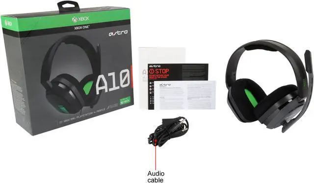 Alt view image 7 of 7 - ASTRO Gaming A10 Headset for Xbox Series X/S, Xbox One - Grey/Green