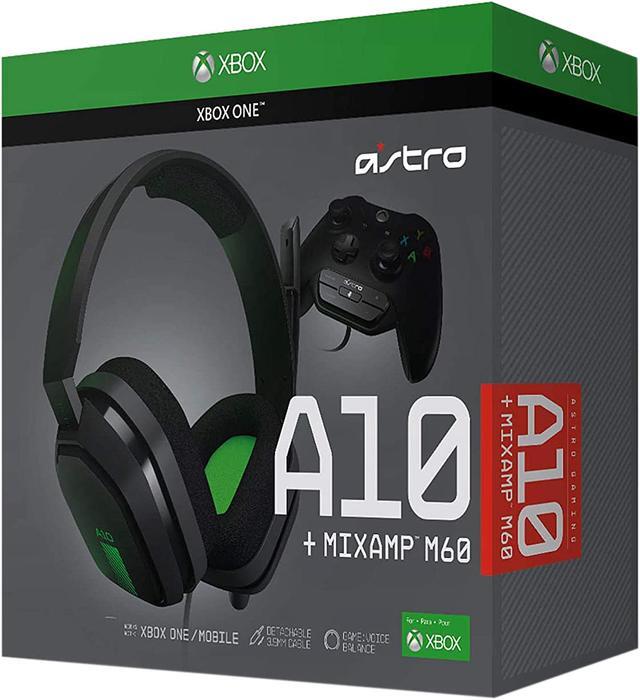 Alt view image 6 of 6 - ASTRO Gaming A10 Headset + MixAmp M60 for XBox Series X/S, Xbox One - Green/Black