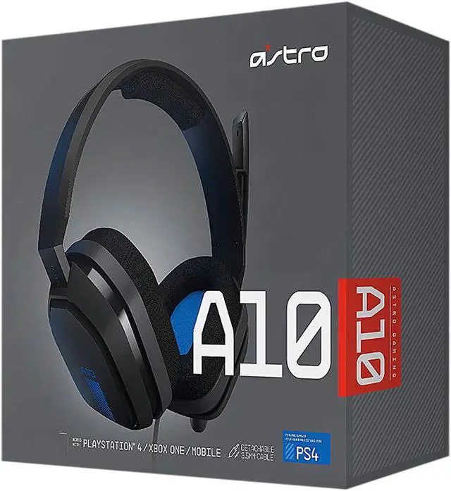 Alt view image 7 of 7 - ASTRO Gaming A10 Headset for PS5, PS4 - Blue