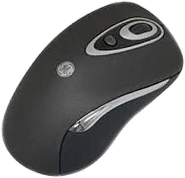 Main image of GE JAS-98536 Black 1 x Wheel USB RF Wireless Laser New-Wireless Laser Mouse, USB, Black