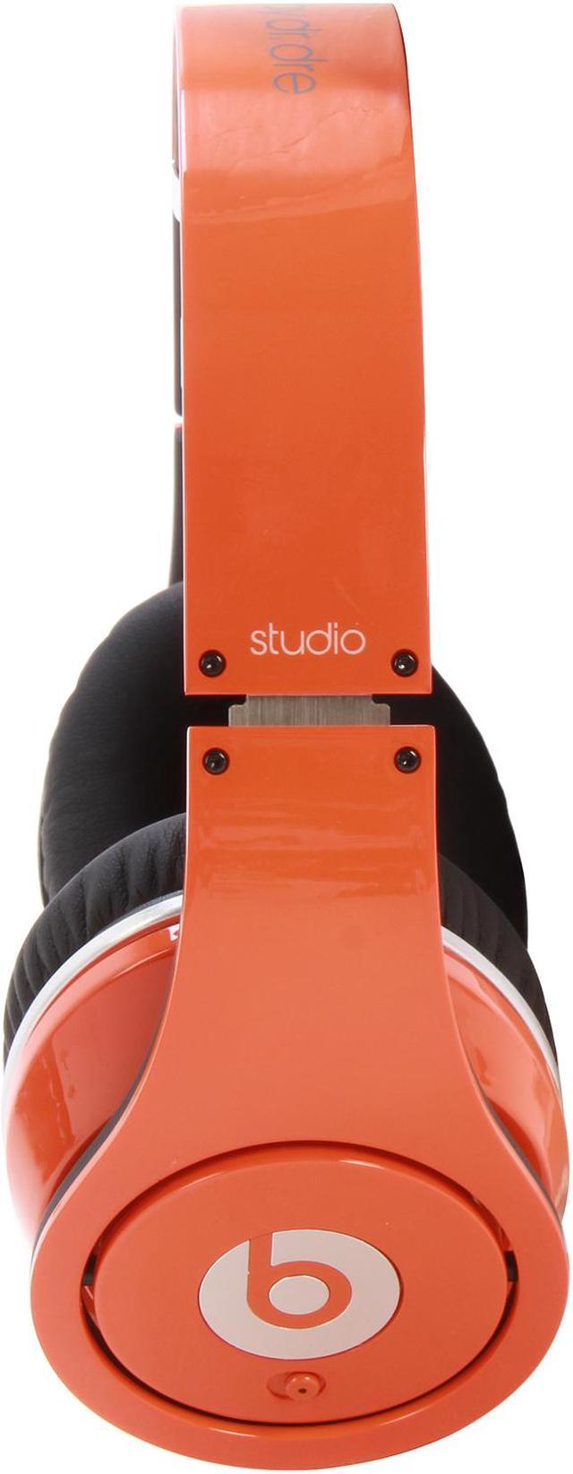 Alt view image 5 of 8 - Beats by Dr. Dre Orange Studio 3.5mm Connector On Ear Powered Isolation Headphone (Orange)