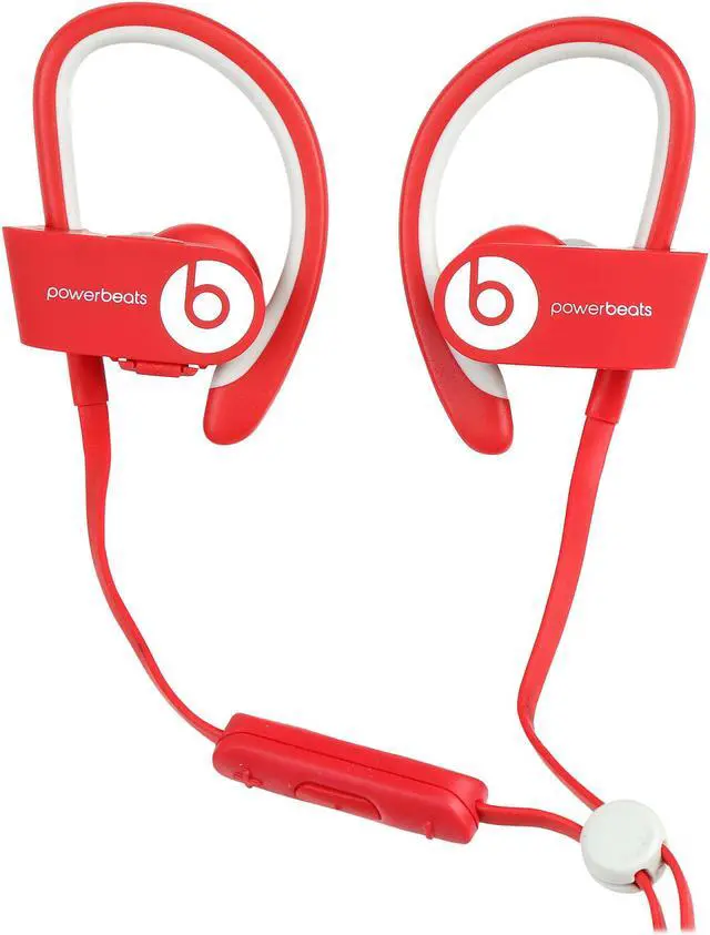 Alt view image 4 of 7 - Beats MHBF2AM/A Powerbeats2 Wireless Bluetooth Earphones - Red