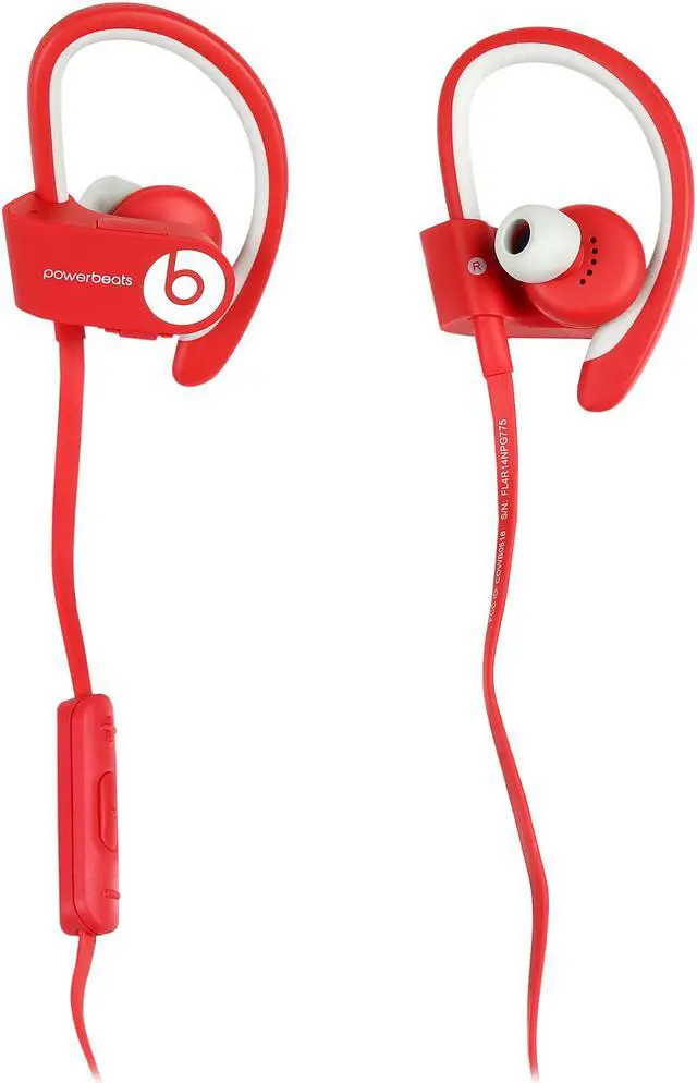 Alt view image 5 of 7 - Beats MHBF2AM/A Powerbeats2 Wireless Bluetooth Earphones - Red