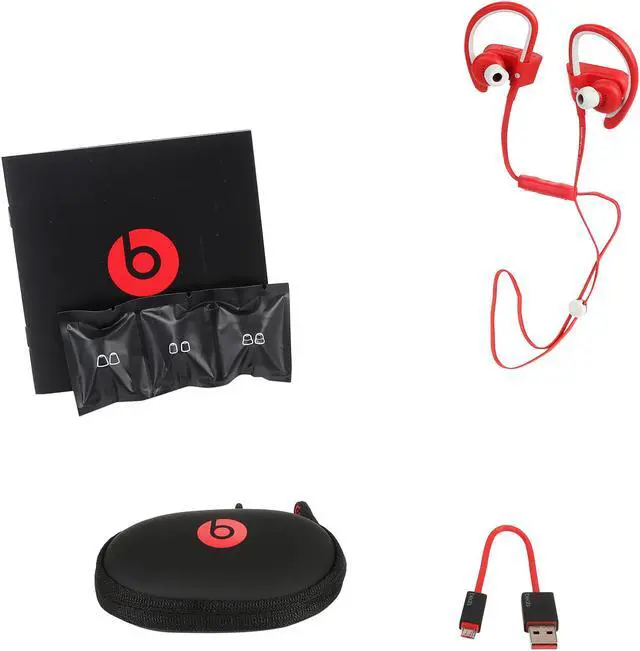 Alt view image 6 of 7 - Beats MHBF2AM/A Powerbeats2 Wireless Bluetooth Earphones - Red