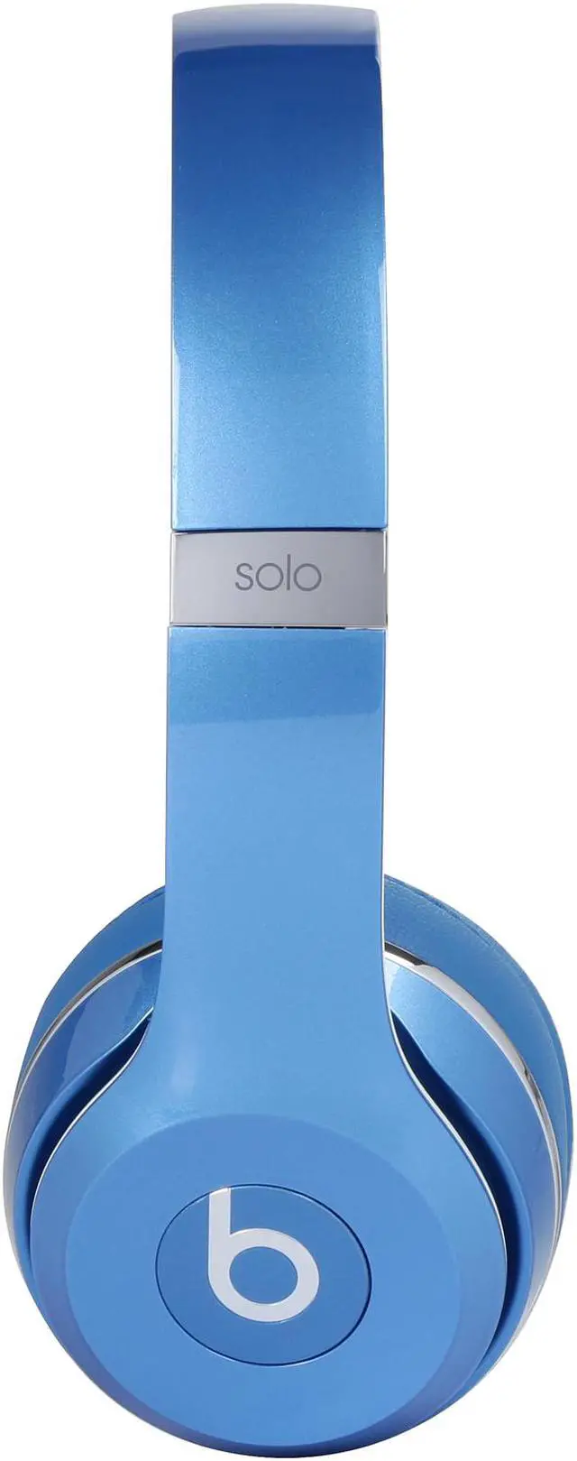 Alt view image 3 of 7 - Beats by Dr. Dre Solo2 Luxe Edition On-Ear Foldable Stereo Headphones - Blue
