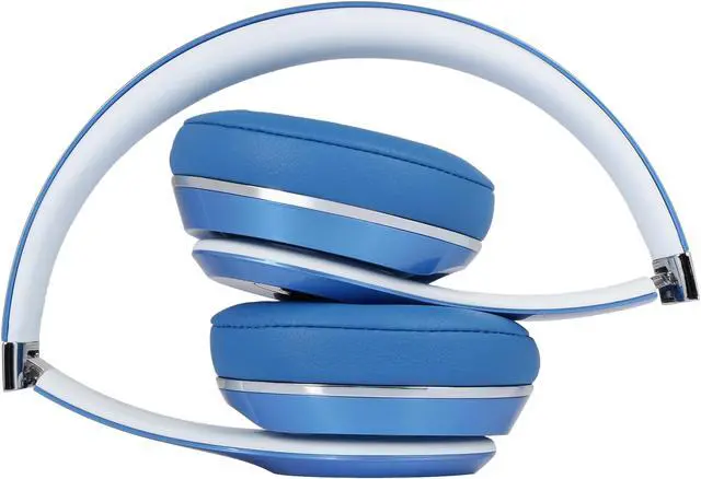 Alt view image 6 of 7 - Beats by Dr. Dre Solo2 Luxe Edition On-Ear Foldable Stereo Headphones - Blue
