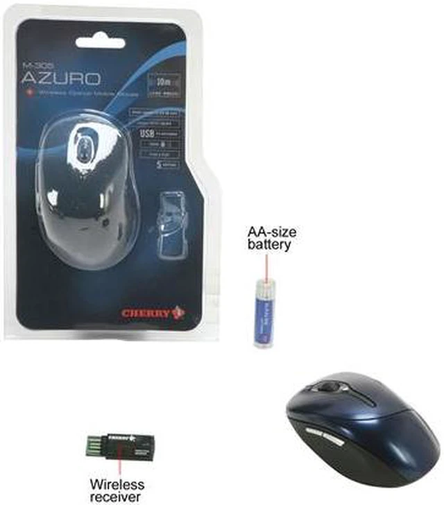 Cherry AZURO Blue 2.4 GHz Wireless Optical Mobile Mouse - Newegg.com