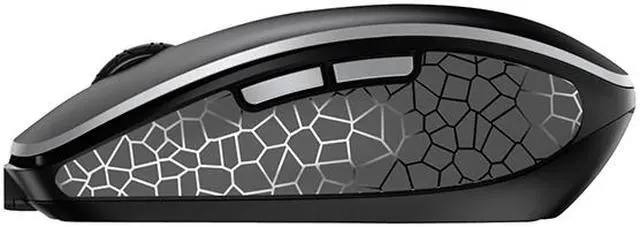 Alt view image 2 of 3 - Cherry MW 9100 Rechargeable Wireless Mouse - Wireless - Bluetooth/Radio Frequency - 2.40 GHz - Yes - Black - USB - 2400 dpi - Scroll Wheel - 6 Button(s) - Symmetrical