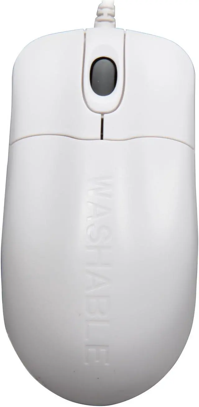 Alt view image 3 of 6 - SEAL SHIELD SILVER STORM Optical Mouse STWM042 White 2 Buttons 1 x Wheel USB Wired Optical Mouse
