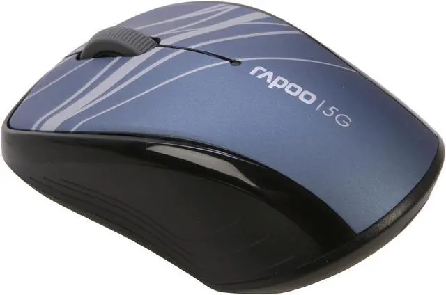 Main image of Rapoo 3100P Blue 3 Buttons 1 x Wheel USB 5GHz Wireless Optical Mouse