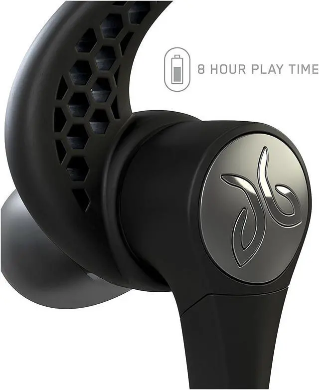 Alt view image 2 of 4 - JayBird X3 In-Ear Wireless Bluetooth Headphones, Blackout, 985-000580