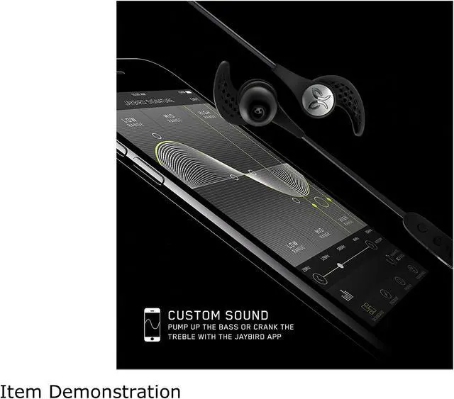 Alt view image 3 of 4 - JayBird X3 In-Ear Wireless Bluetooth Headphones, Blackout, 985-000580