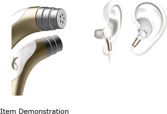 Alt view image 3 of 8 - JayBird FREEDOM In-Ear Wireless Bluetooth Headphones, Golden, F5-S-G