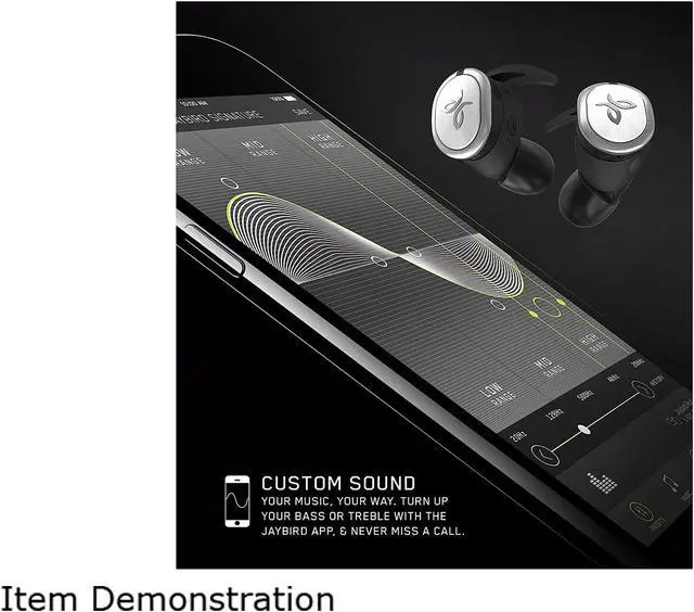 Alt view image 4 of 4 - JayBird RUN In-Ear Wireless Bluetooth Headphones, Drift, 985-000689