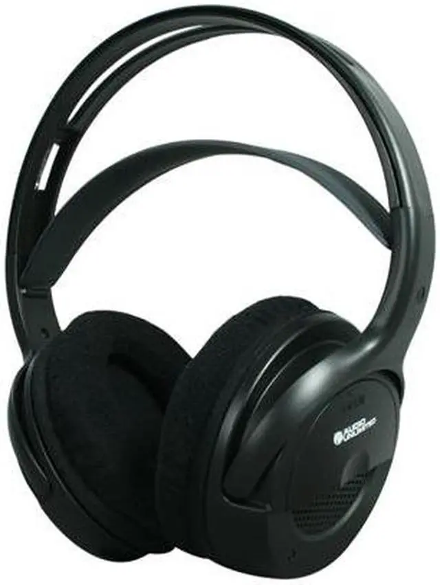Alt view image 6 of 9 - Audio Unlimited Black SPK-9100 Circumaural 900MHz Classic Wireless Stereo Headphone