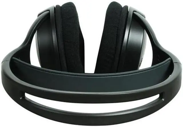 Alt view image 8 of 9 - Audio Unlimited Black SPK-9100 Circumaural 900MHz Classic Wireless Stereo Headphone