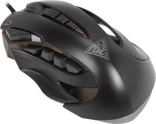 Main image of GAMDIAS Zeus GMS1100 Laser Unique Side Grip Calibration MMO RPG Gaming Mouse, 9 Programmable Buttons, 8200 DPI for PC, Adjustable Weight System