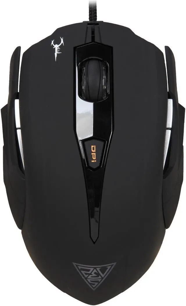 Alt view image 2 of 6 - GAMDIAS Hades GMS7001 Optical Gaming Mouse Ambidextrous Adjustable Side Panels 7 Programmable Buttons, Omron Micro Switches