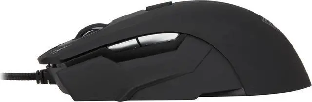 Alt view image 3 of 6 - GAMDIAS Hades GMS7001 Optical Gaming Mouse Ambidextrous Adjustable Side Panels 7 Programmable Buttons, Omron Micro Switches