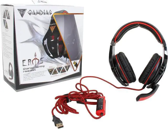 Alt view image 6 of 6 - GAMDIAS Eros GHS2200 USB PC Gaming Headset