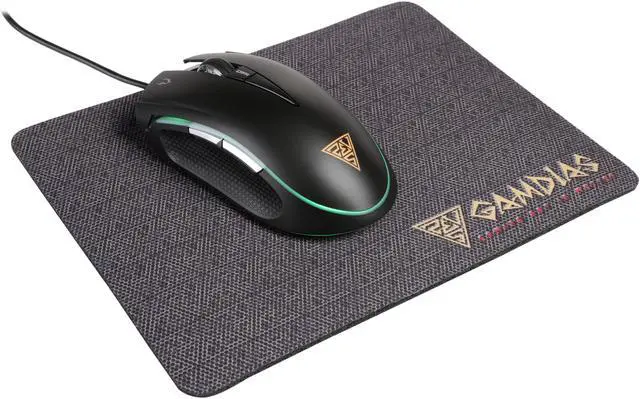 Alt view image 3 of 8 - GAMDIAS Optical Gaming Mouse with 6 Smart Buttons, Double Level Multi-Color Lighting and Gaming Mouse Mat (GD-ZEUS E1)