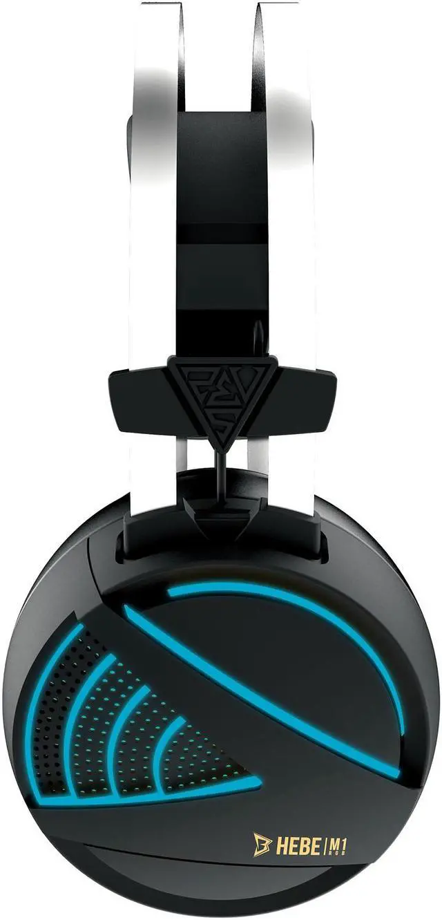 Alt view image 3 of 7 - GAMDIAS HEBE M1 Circumaural USB Gaming Headset with RGB Lighting / Virtual 7.1 Surround Sound / EQ Adjustment / Vibration Control