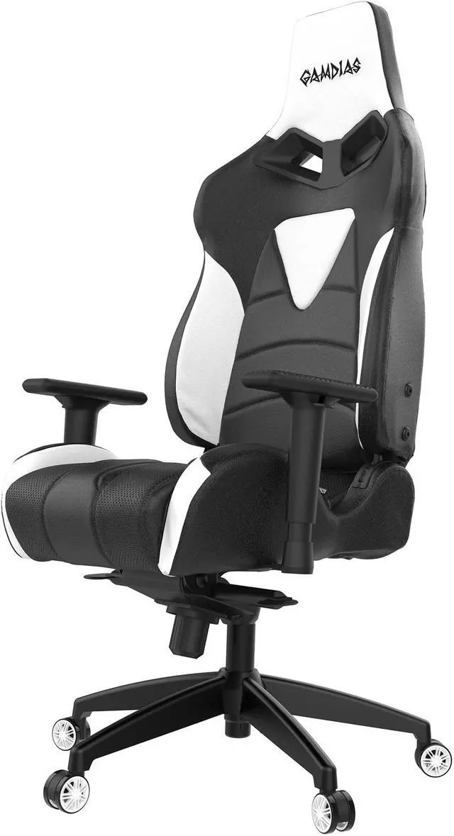 Alt view image 6 of 10 - Gamdias Achilles M1 RGB Gaming Chair - Black / White