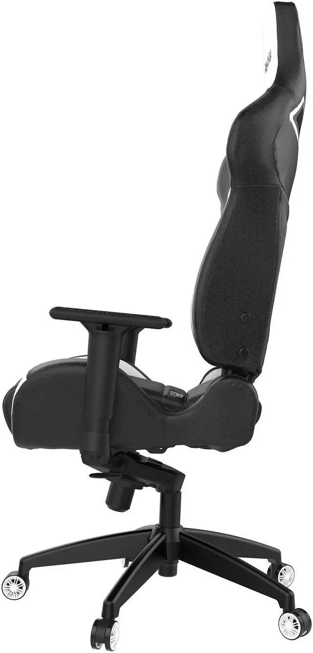 Alt view image 7 of 10 - Gamdias Achilles M1 RGB Gaming Chair - Black / White