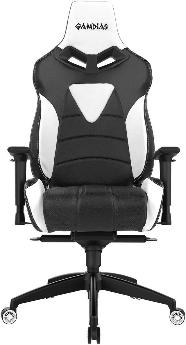Alt view image 2 of 10 - Gamdias Achilles M1 RGB Gaming Chair - Black / White