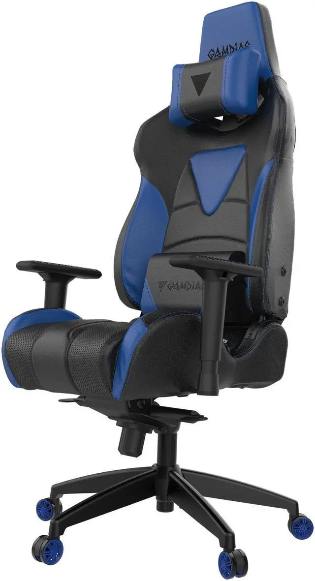 Alt view image 4 of 9 - Gamdias Achilles M1 RGB Gaming Chair - Black / Blue