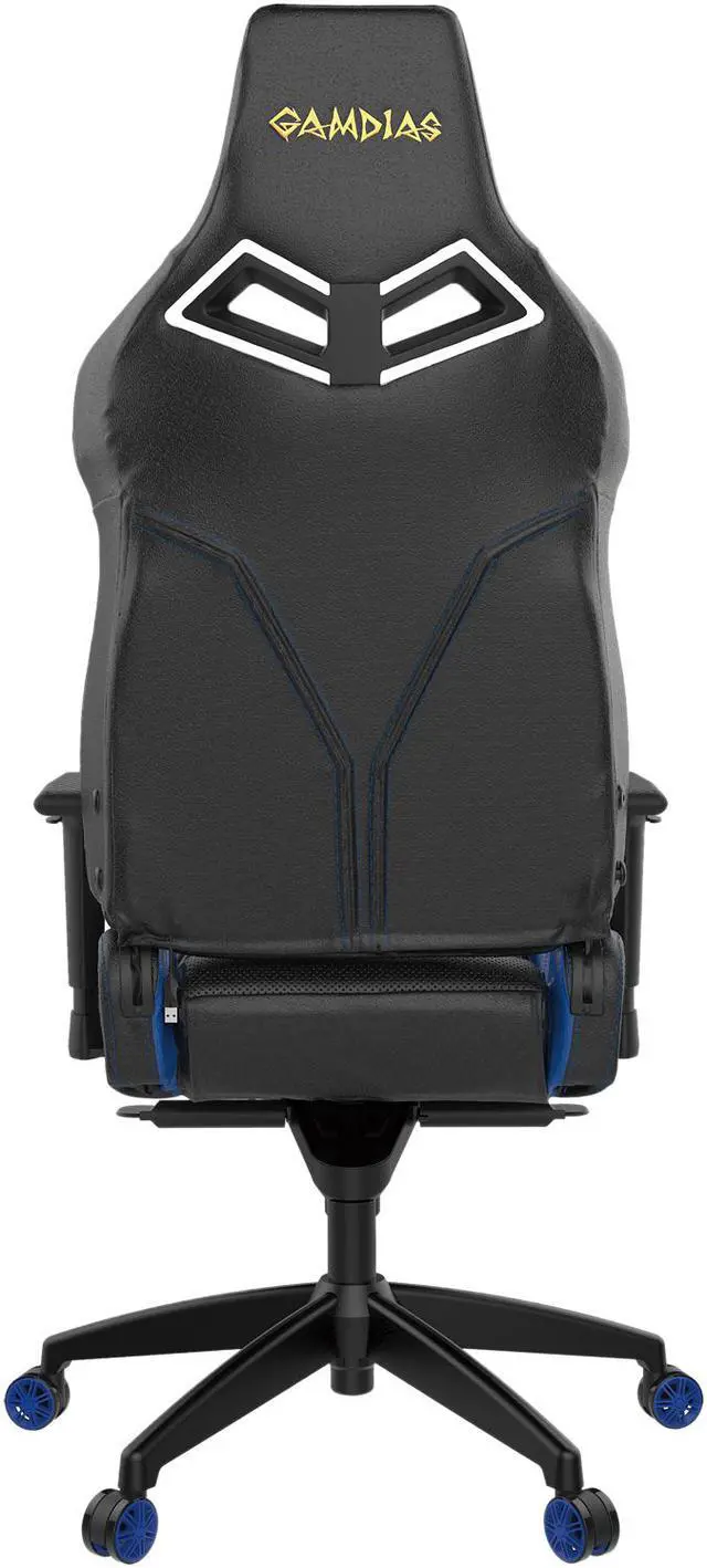 Alt view image 7 of 9 - Gamdias Achilles M1 RGB Gaming Chair - Black / Blue