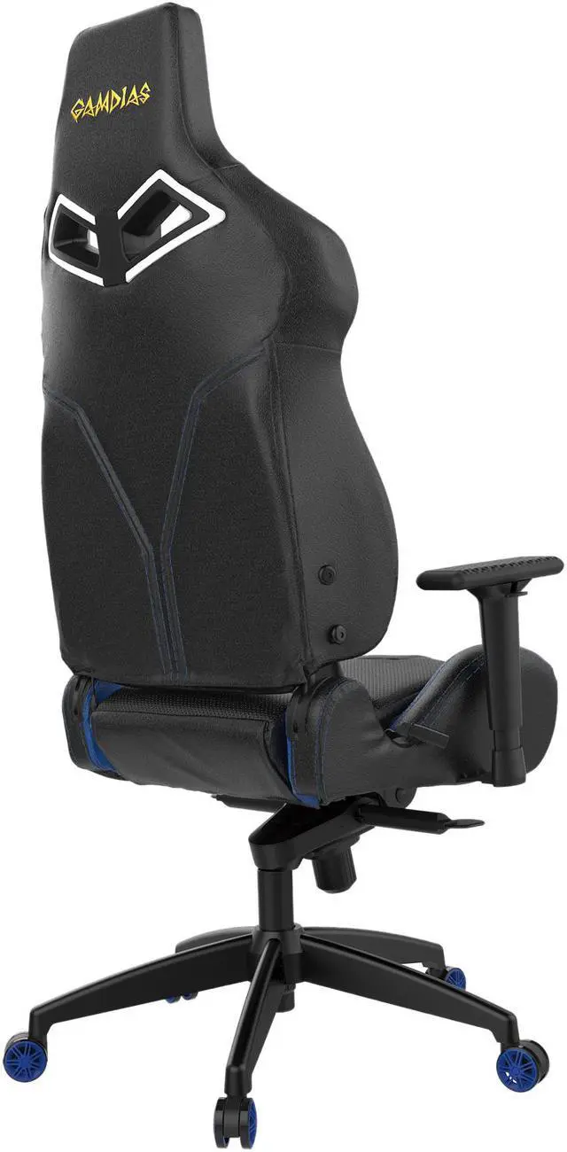 Alt view image 8 of 9 - Gamdias Achilles M1 RGB Gaming Chair - Black / Blue