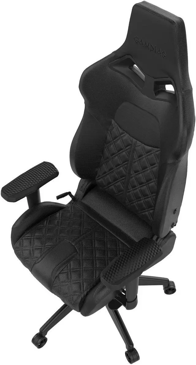 Alt view image 8 of 8 - Gamdias Achilles P1 RGB Gaming Chair - Black