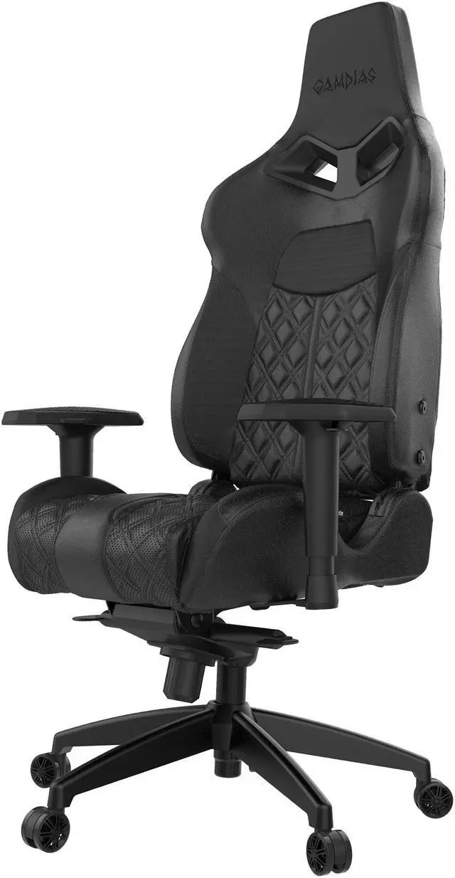 Alt view image 4 of 8 - Gamdias Achilles P1 RGB Gaming Chair - Black