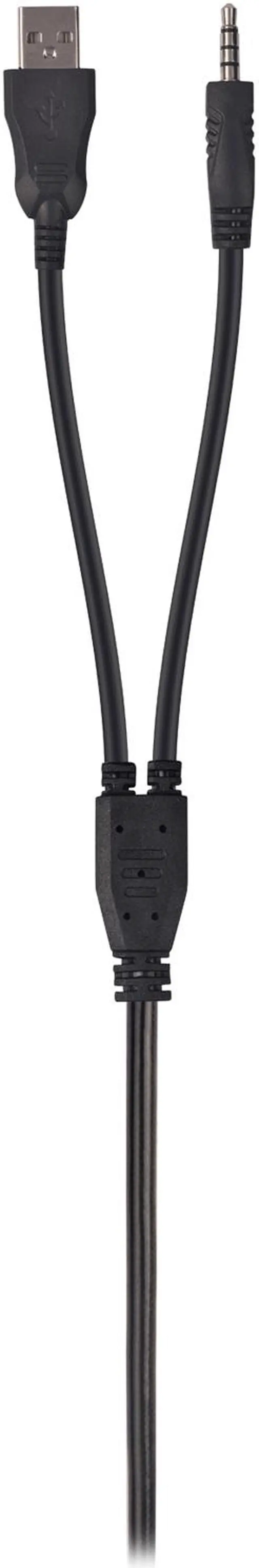 Alt view image 10 of 11 - GAMDIAS Hephaestus E1 3.5mm/ USB Connector Circumaural Headset