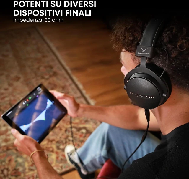 Alt view image 10 of 10 - Beyerdynamic DT 1770 Pro MKII Premium Tesla studio headphones for recording, monitoring and editing (closed-back) - Black