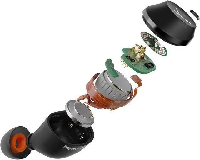 Alt view image 9 of 10 - Beyerdynamic Amiron 300 True Wireless Noise Cancelling Earbuds/Headphones, Multipoint Bluetooth 5.3 with Active Noise Cancellation, Up to 10 Hours of Battery Runtime, Black