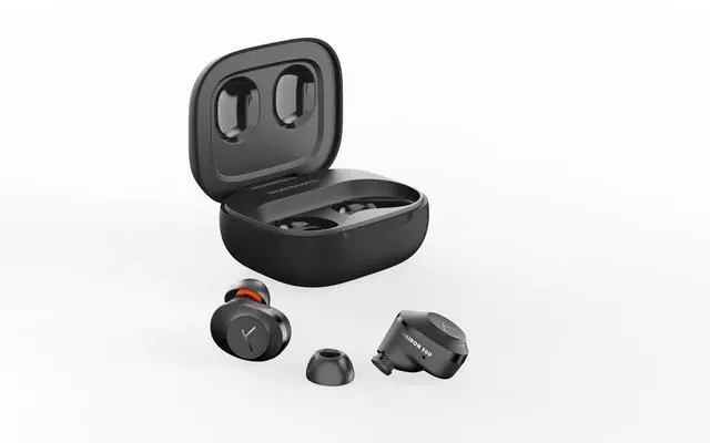 Alt view image 3 of 10 - Beyerdynamic Amiron 300 True Wireless Noise Cancelling Earbuds/Headphones, Multipoint Bluetooth 5.3 with Active Noise Cancellation, Up to 10 Hours of Battery Runtime, Black
