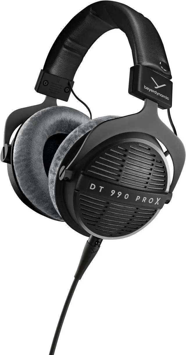 Main image of beyerdynamic DT 990 Pro X 48 ohm Wired Over-Ear, Open Back Professional Recording Studio Monitor Headphones for Mixing, Editing, Critical Listening, DJ Stereo Headsets, Made in Germany, Black w/Gray