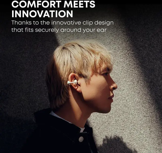 Alt view image 6 of 9 - beyerdynamic Amiron ZERO Wireless Open-Ear Clip Earbuds - White