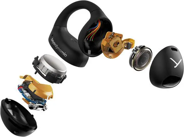 Alt view image 2 of 9 - beyerdynamic Amiron ZERO Wireless Open-Ear Clip Earbuds - White