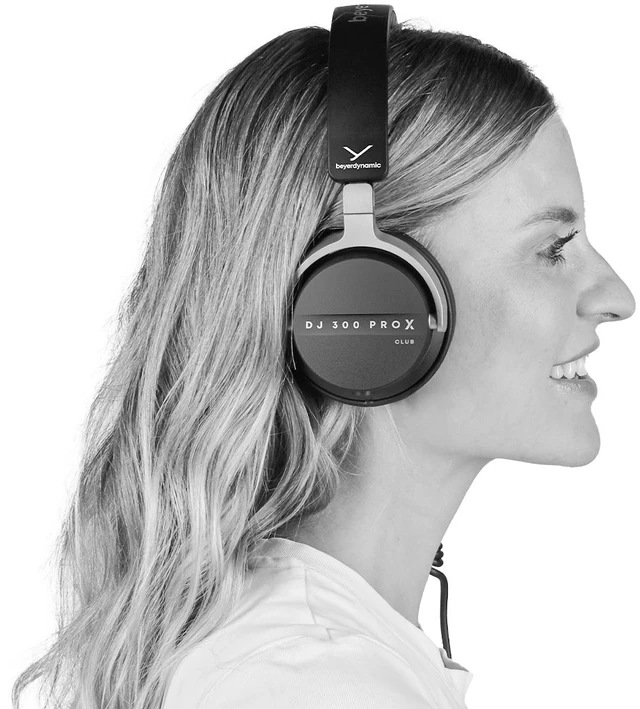 Alt view image 10 of 12 - beyerdynamic DJ 300 Pro X Club Professional DJ Headphones, 2-in-1 On & Over-Ear Cups, Black/Silver (1001971)