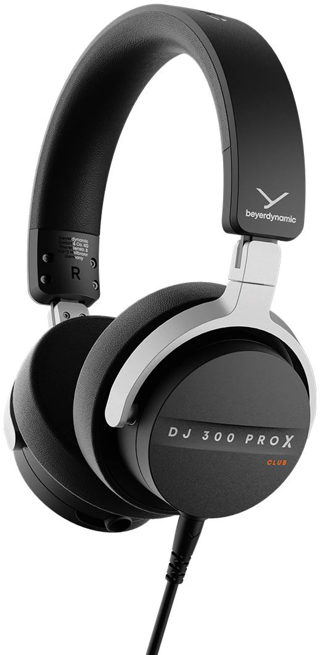 Main image of beyerdynamic DJ 300 Pro X Club Professional DJ Headphones, 2-in-1 On & Over-Ear Cups, Black/Silver (1001971)